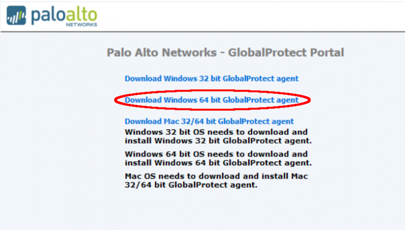 globalprotect vpn download for windows